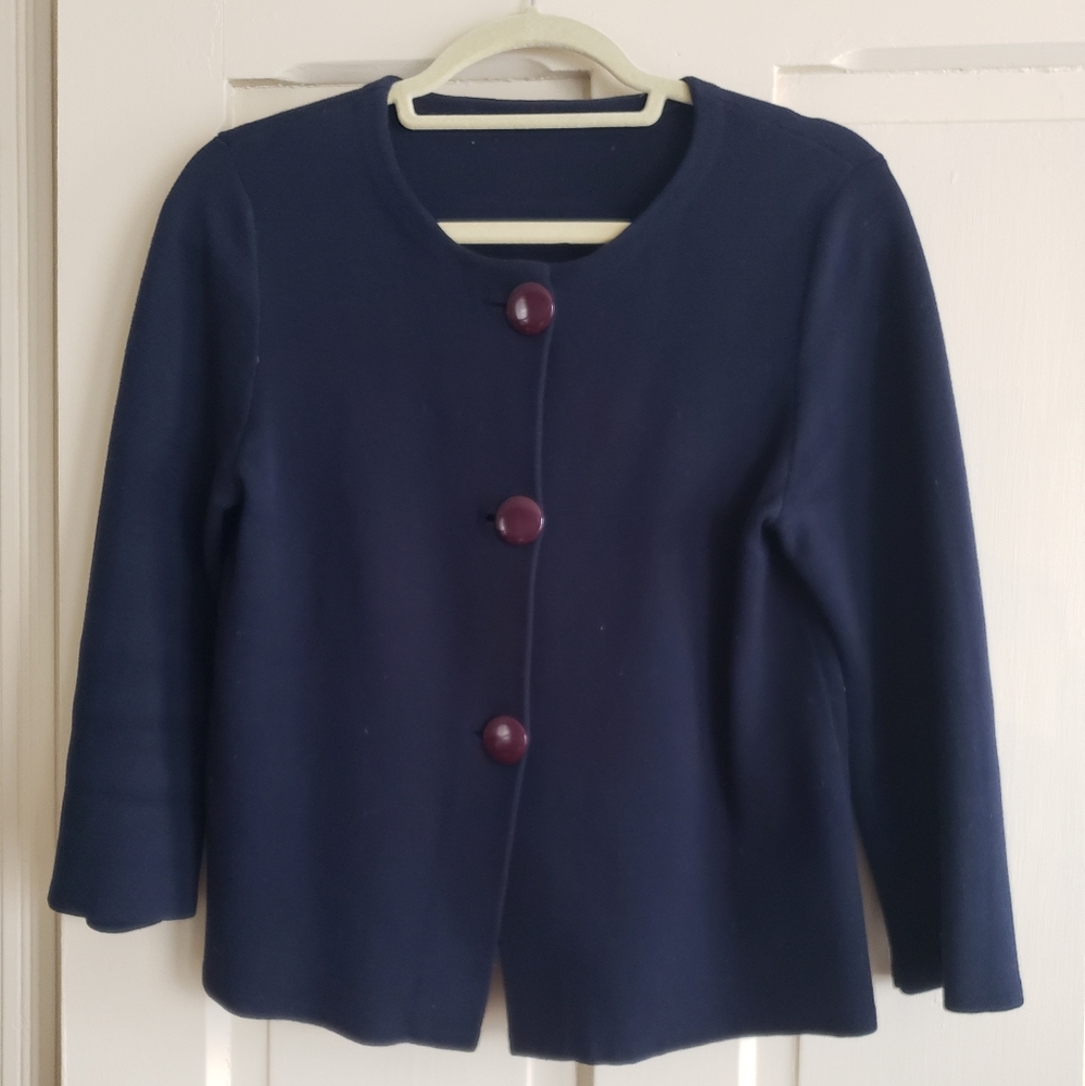 Knit Swing Jacket, JCrew
